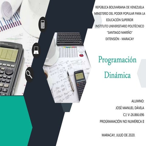 Presentación: Programación Dinámica
