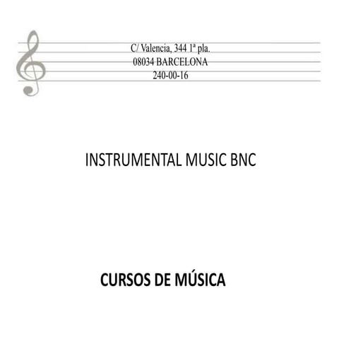 Cursos de música 