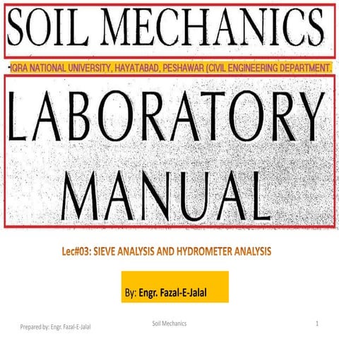 C. sieve analysis & hydrometer analysis