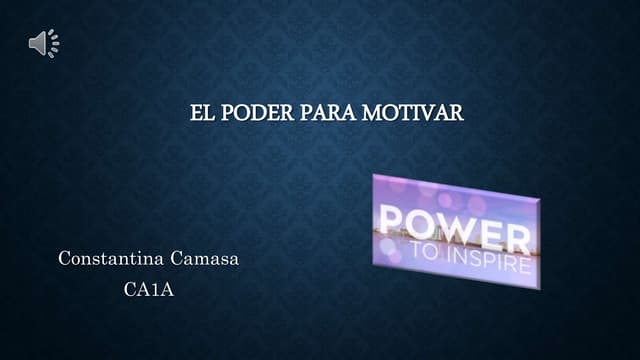 the power to inspire
