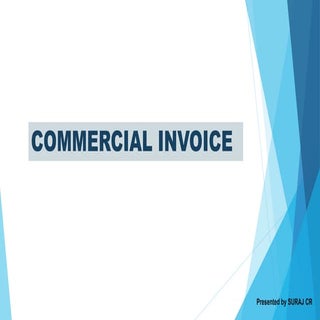 Commercial invoice