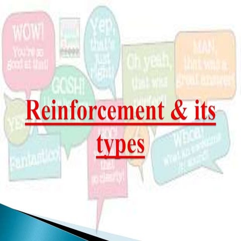 Reinforcements & its types