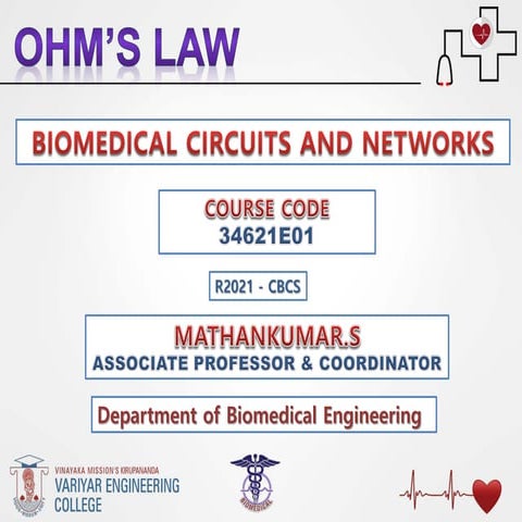 Biomedical Circuits and Networks - OHMS LAW.pdf