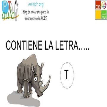 Conciencia fonológica (contiene la ...)