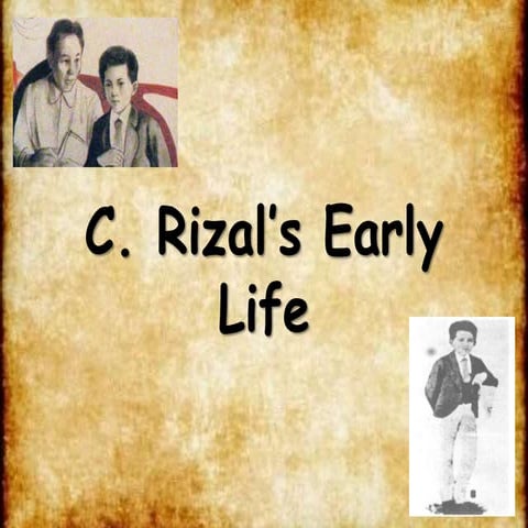 Rizal’s Early Life