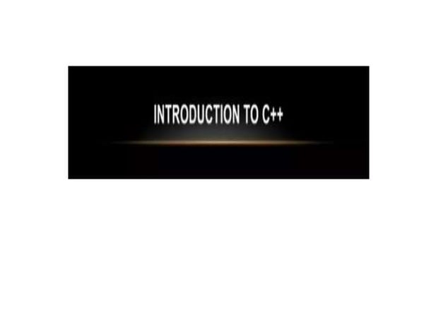 classes and objects in C++ | PPT