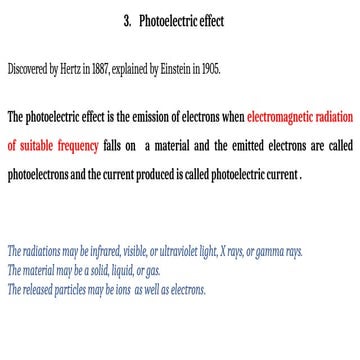 C-3 Photoelectric effect.pptx 3yr bsc physics Quantum mechanics