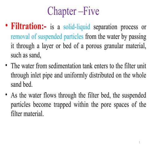 C-5_Filtration process of water treatment
