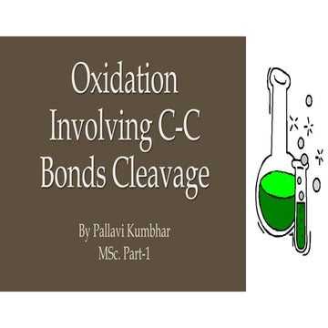 Oxidation Reagents Involving C-C Bond Cleavage