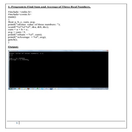 C file | DOCX | Programming Languages | Computing
