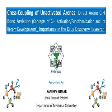 C-H Activation and Functionalization