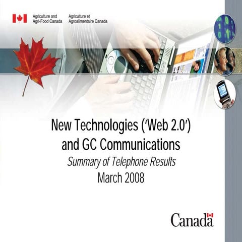 New Technologies (‘Web 2.0’) and GC Communications