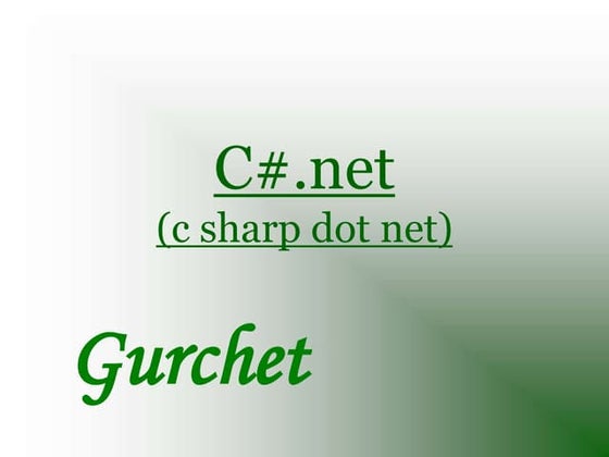 C#.NET