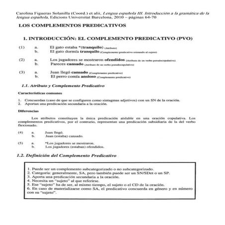 Complemento Predicativo