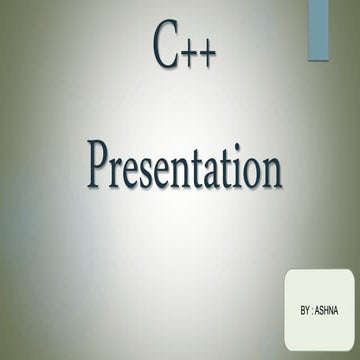Computer Science PowerPoint Presentation | PPTX