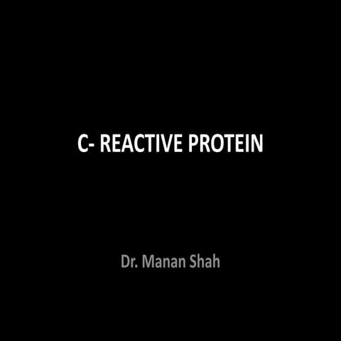 C  reactive protein
