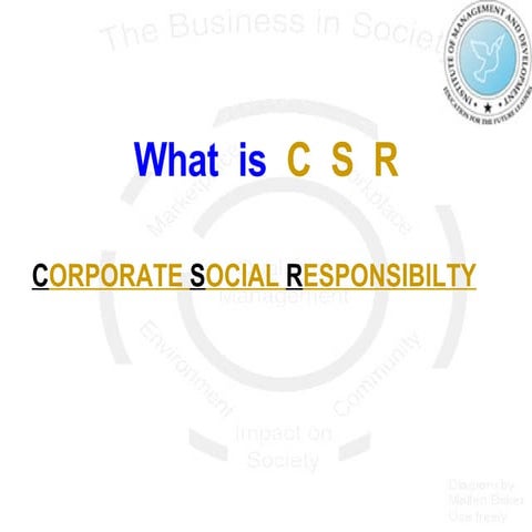 C  S  R Presentation