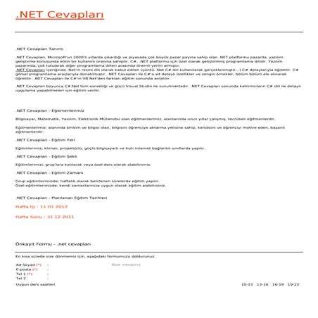 C sharp-cevaplari
