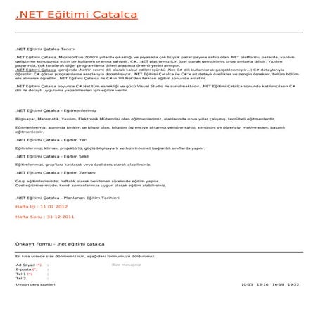 C sharp-egitimi-catalca