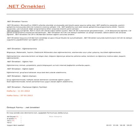 C sharp-ornekleri