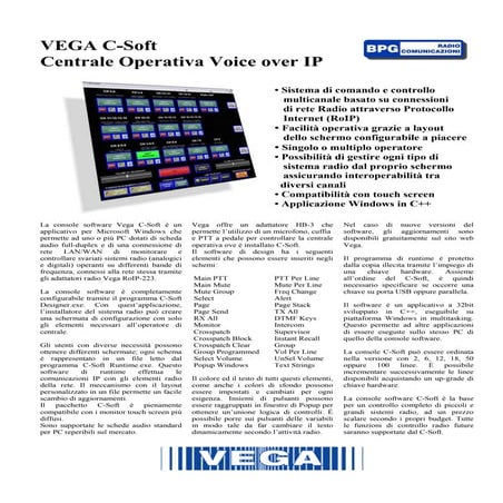 C soft brochure - ita