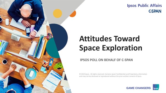 C-SPAN/Ipsos Space Exploration Poll (7/10/2019)