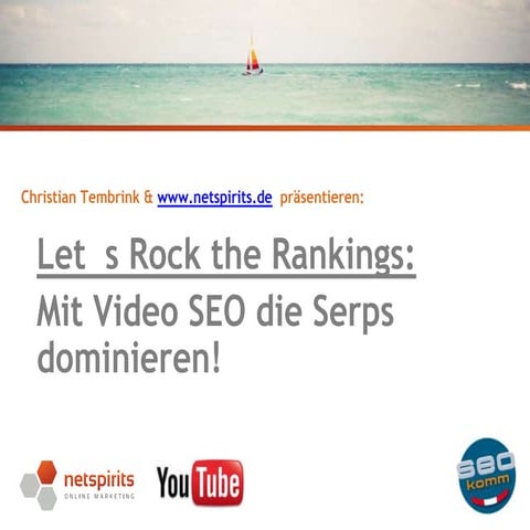 Seokomm Präsentation Videomarketing YouTube SEO