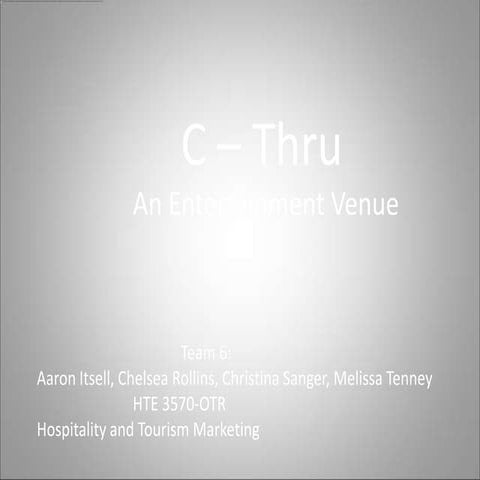 C thru company presentation