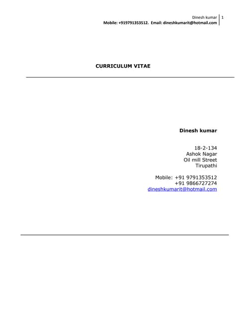 My resume