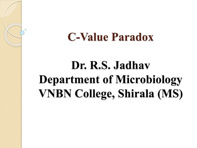 C value paradox