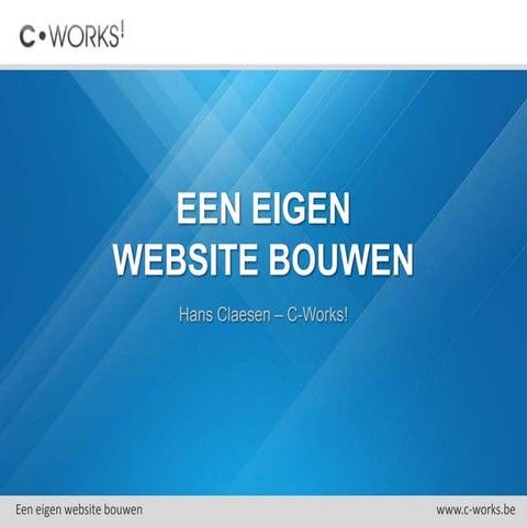 Een website bouwen voor je vereniging