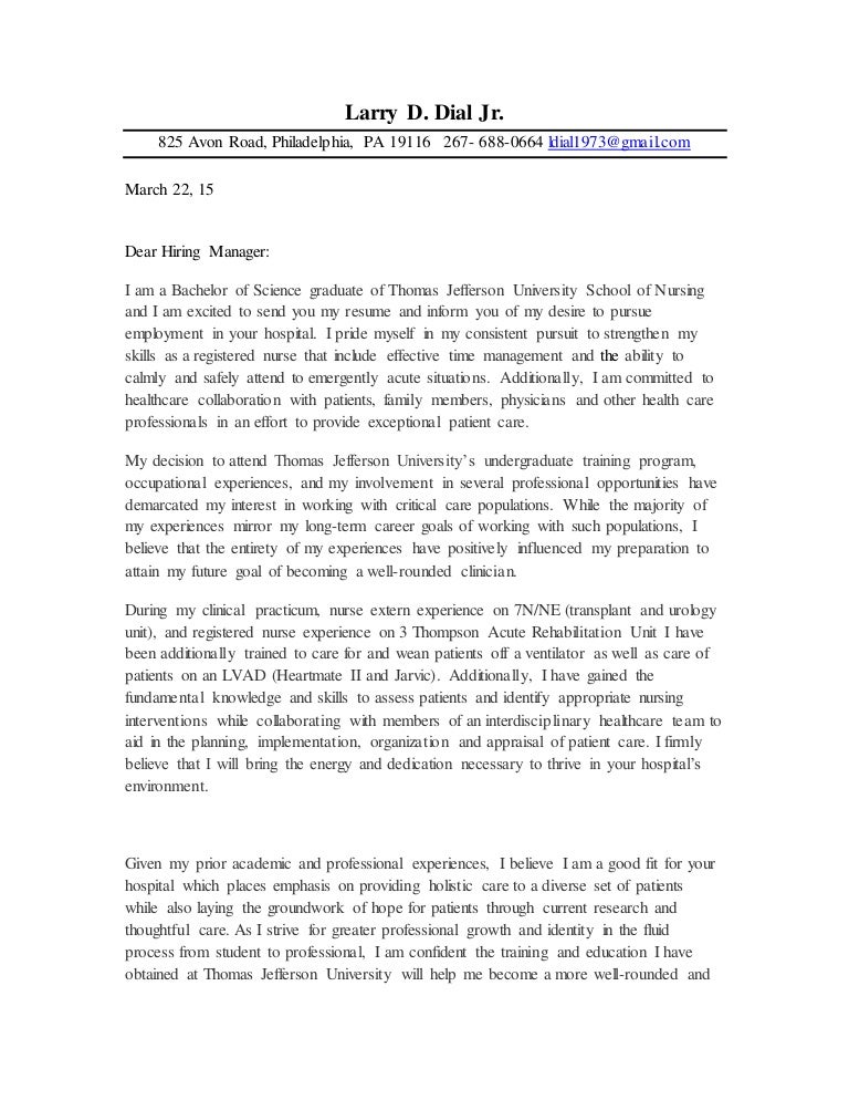 cover letter rn rn cover letters