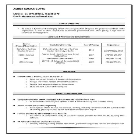 My CV Updated | PDF