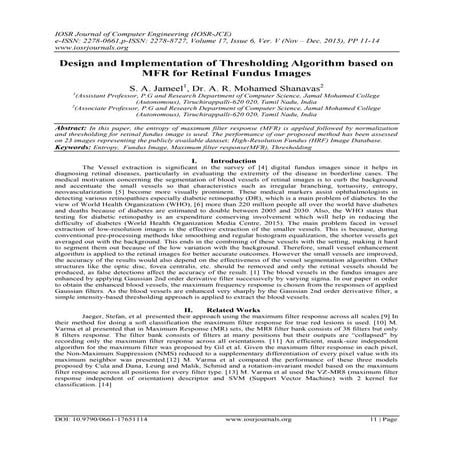 Glaucoma Detection in Retinal Images Using Image Processing Techniques ...