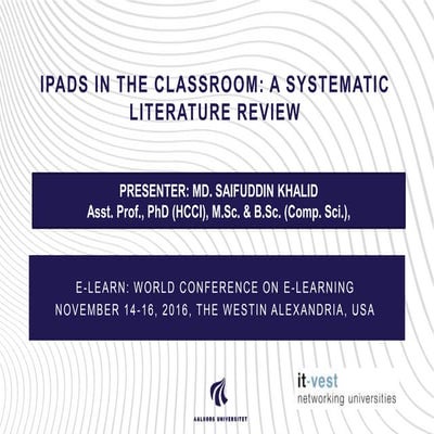 Khalid and Peture E-Learn 2016 2 Washington DC