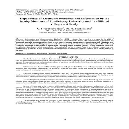 IJERD (www.ijerd.com) International Journal of Engineering Research and Devel...