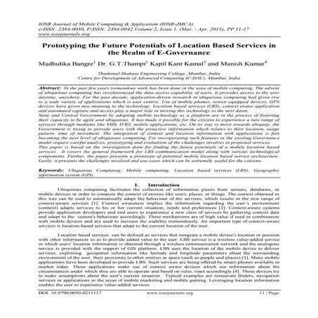 Prototyping the Future Potentials of Location Based Services in the Realm of ...