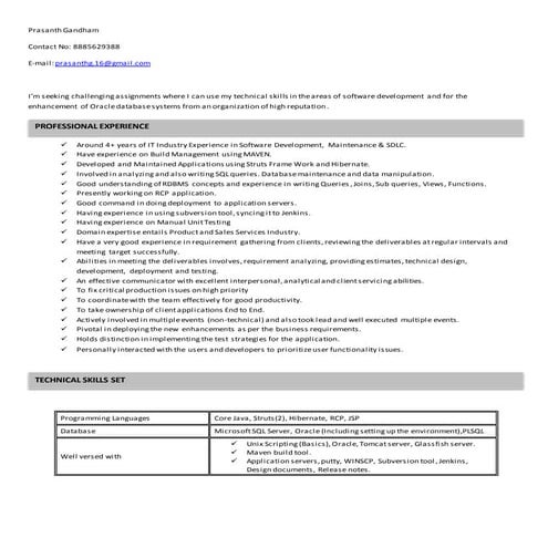 Prasanth Gandham Resume July