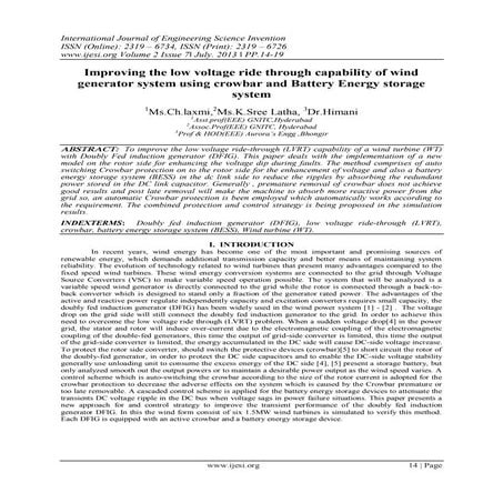 International Journal of Engineering and Science Invention (IJESI)