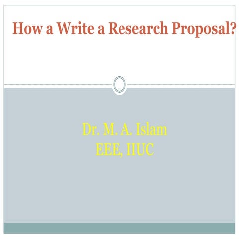4722_Ch3_How to write a Research Proposal_ M A Islam