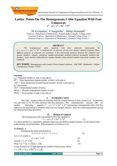 International Journal of Computational Engineering Research(IJCER)