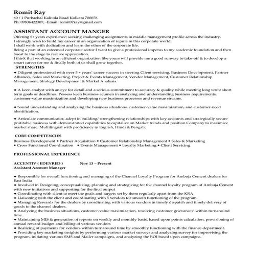 Romit Ray Resume PDF