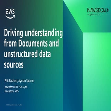 C04 Driving understanding from Documents and unstructured data sources ...