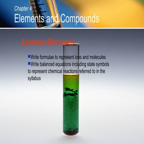 C04 elements and compounds