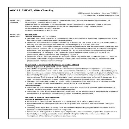 Alicia Estevez Resume 2016