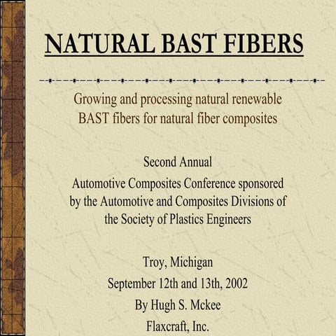 Bast fiber