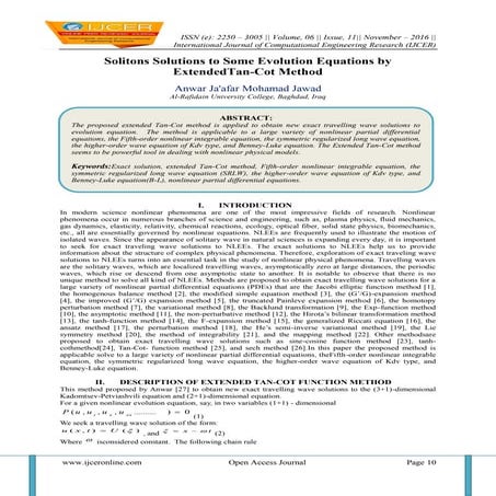 Solitons Solutions to Some Evolution Equations by ExtendedTan-Cot Method