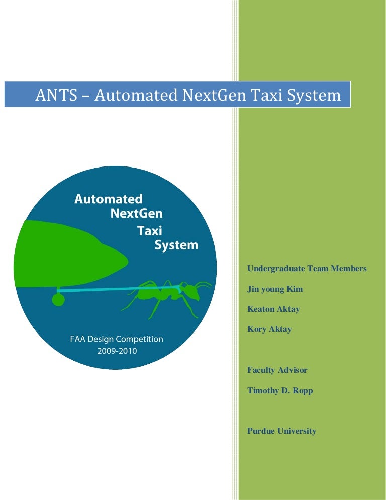 Automated Nextgen Taxi System