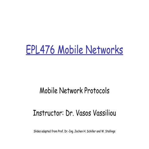 mobile ip, Mobile COmmunication Internet Protocol