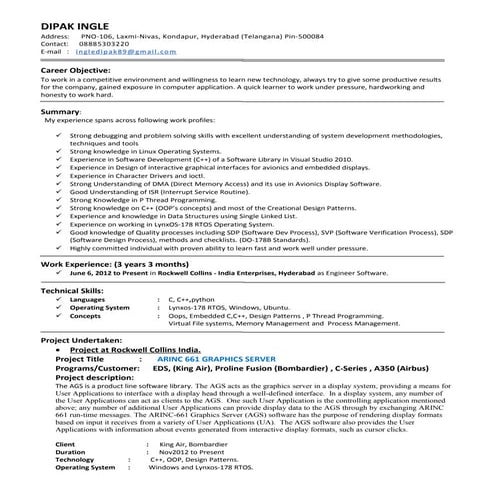DIPAK INGLE_RESUME_final